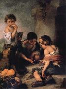 Young Boys Playing Dice Bartolome Esteban Murillo